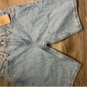 Light Blue Denim Shorts